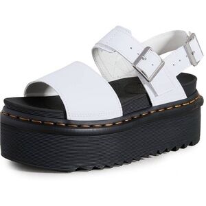 Dr. Marten Women's Voss Quad Hydro Leather White Women’s Size 9